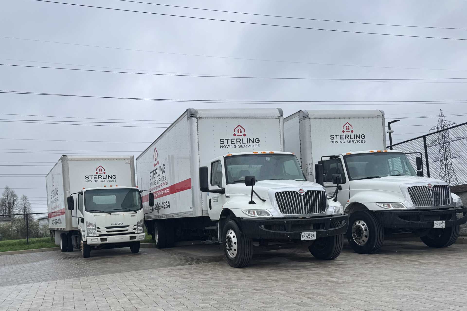 Sterling moving truck on the road